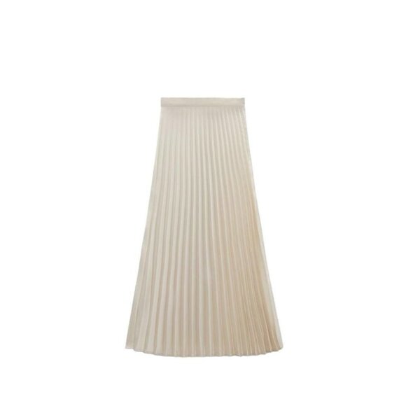 Zara Dresses & Skirts - ZARA PLEATED SKIRT Ecru SIZE M | 4387/071